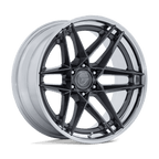 Fuel 1Pc Fc408 Flight 22X10 -18 Gloss Gunmetal W/ Chrome Lip