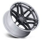 Fuel 1Pc Fc408 Flight 20X10 -18 Gloss Gunmetal W/ Chrome Lip