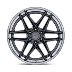 Fuel 1Pc Fc408 Flight 20X9 +1 Gloss Gunmetal W/ Chrome Lip