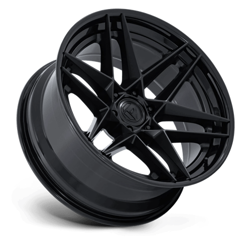 Fuel 1Pc Fc408 Flight 20X10 -18 Matte Black W/ Gloss Black Lip