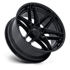 Fuel 1Pc Fc408 Flight 20X10 -18 Matte Black W/ Gloss Black Lip