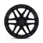 Fuel 1Pc Fc408 Flight 20X10 -18 Matte Black W/ Gloss Black Lip