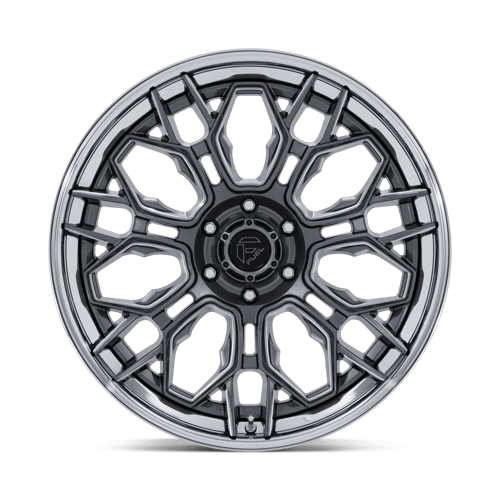 Fuel 1Pc Fc409 Hive 22X9.5 +20 Gloss Gunmetal W/ Chrome Lip