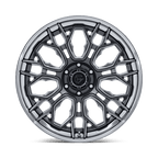Fuel 1Pc Fc409 Hive 22X10 -18 Gloss Gunmetal W/ Chrome Lip
