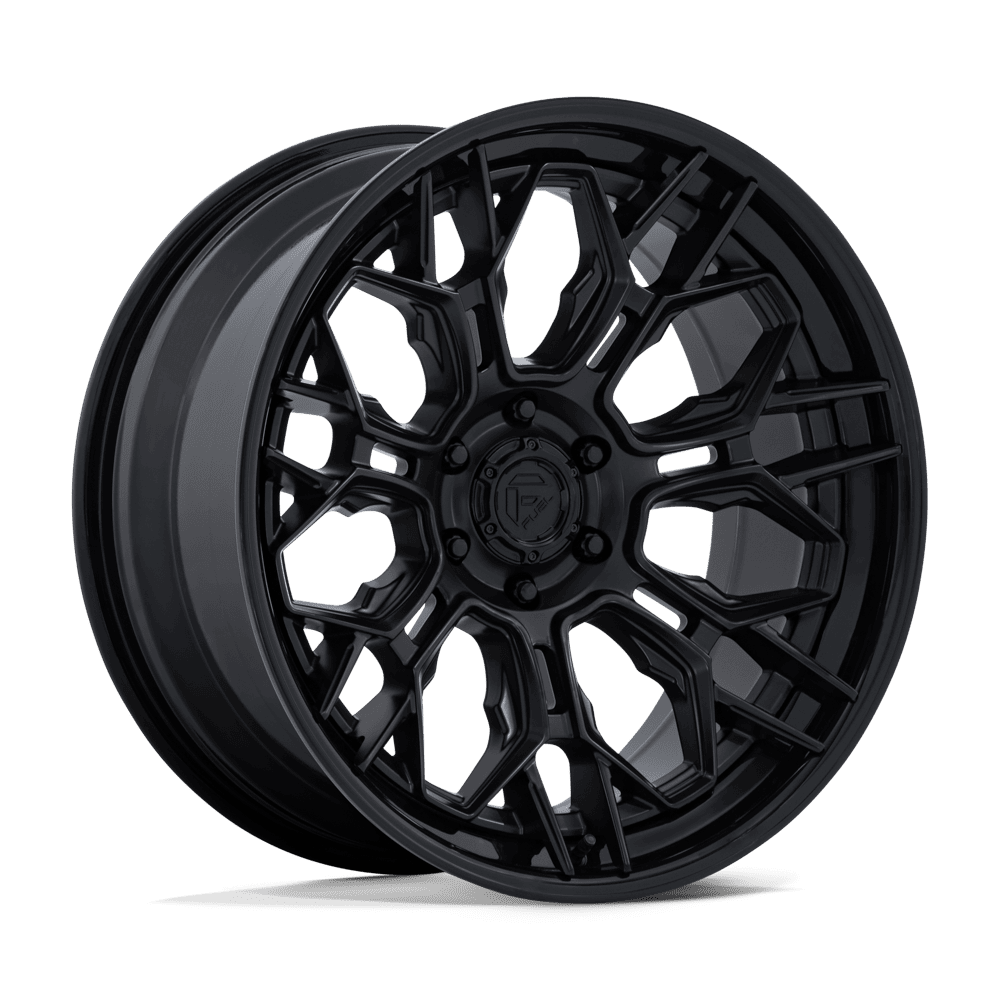 Fuel 1Pc Fc409 Hive 20X9 +1 Matte Black W/ Gloss Black Lip