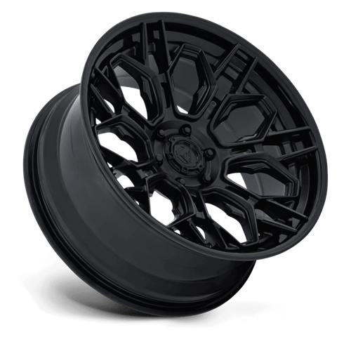 Fuel 1Pc Fc409 Hive 20X9 +1 Matte Black W/ Gloss Black Lip