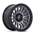 Fuel 1PC FC857 RINCON 17X9 +1 MATTE GUNMETAL W/ M-BLACK LIP