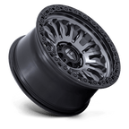 Fuel 1Pc Fc857 Rincon 17X9 +20 Matte Gunmetal W/ M-Black Lip