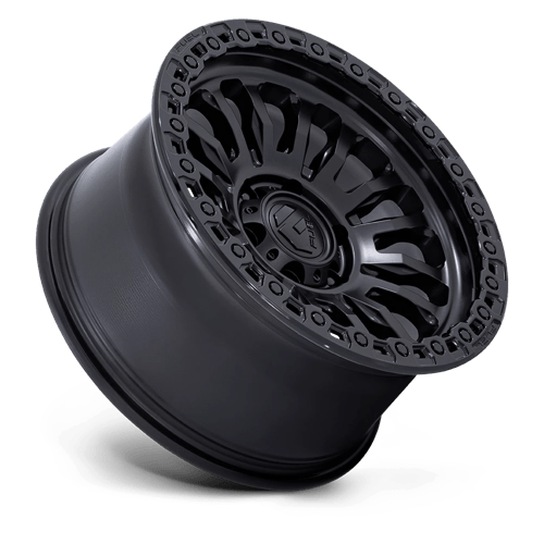 Fuel 1Pc Fc857 Rincon 17X9 -12 Matte Black W/ Gloss Black Lip