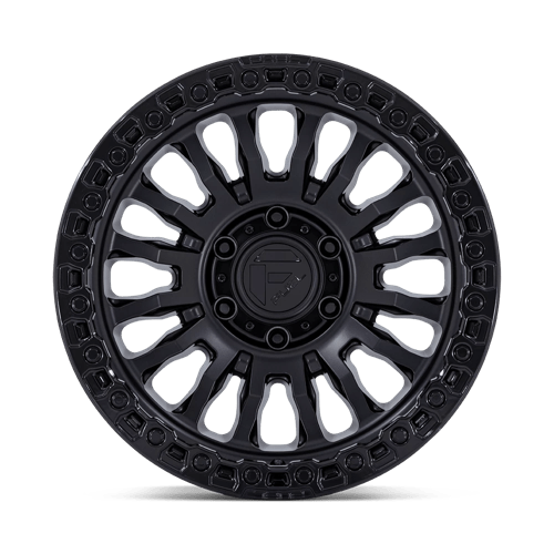 Fuel 1Pc Fc857 Rincon 20X9 +1 Matte Black W/ Gloss Black Lip