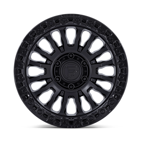 Fuel 1Pc Fc857 Rincon 17X9 +20 Matte Black W/ Gloss Black Lip
