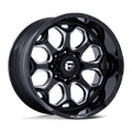 Fuel 1Pc Fc862 Scepter 22X10 -18 Gloss Black Milled