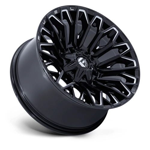 Fuel 1Pc Fc865 Strike 20X9 +1 Gloss Black Milled