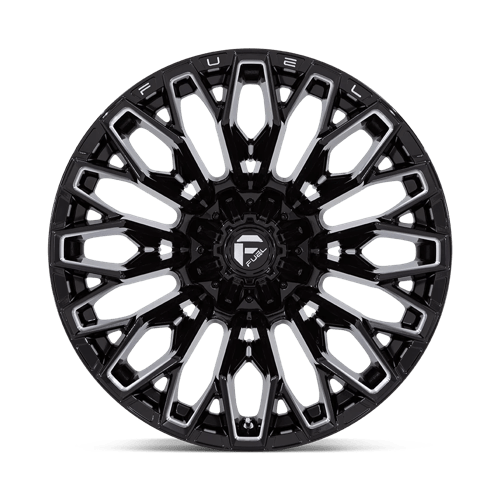 Fuel 1Pc Fc865 Strike 22X12 -44 Gloss Black Milled