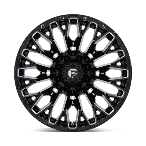 Fuel 1Pc Fc865 Strike 22X12 -44 Gloss Black Milled