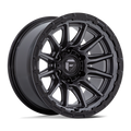 Fuel 1Pc Fc866 Piston 17X8.5 +25 Matte Gunmetal Gloss Black Lip