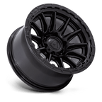 Fuel 1Pc Fc866 Piston 17X9 +1 Blackout W/ Gloss Black Lip