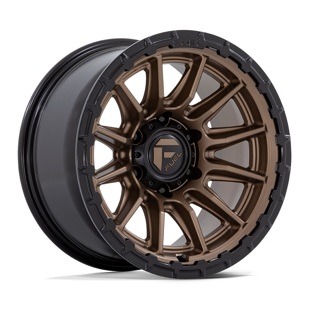 Fuel 1Pc Fc866 Piston 17X9 +1 Matte Bronze W/ Gloss Black Li