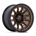 Fuel 1Pc Fc866 Piston 17X8.5 +25 Matte Bronze W/ Gloss Black Li