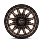 Fuel 1Pc Fc866 Piston 20X9 +1 Matte Bronze W/ Gloss Black Li