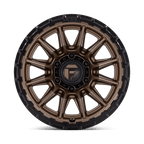 Fuel 1Pc Fc866 Piston 20X9 +1 Matte Bronze W/ Gloss Black Li
