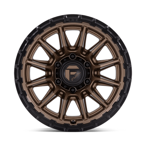 Fuel 1Pc Fc866 Piston 20X10 -18 Matte Bronze W/ Gloss Black Li