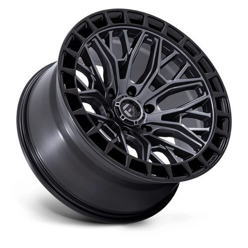 Fuel 1Pc Fc869 Sigma 22X9.5 +18 Matte Gunmetal W/ M-Blk Lip