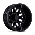 Fuel 1Pc D871 Flux Dually 22X8.25 -246 Blackout