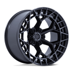 Fuel 1Pc Fc873 Charger 22X9.5 +18 Gloss Black Brushed Dark Tint