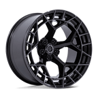Fuel 1Pc Fc873 Charger 20X10 -18 Gloss Black Brushed Dark Tint