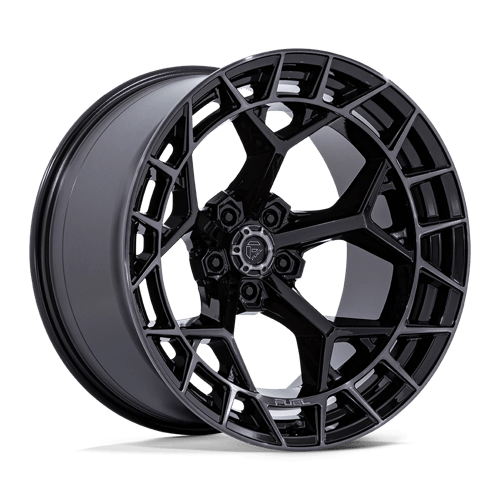 Fuel 1Pc Fc873 Charger 22X12 -44 Gloss Black Brushed Dark Tint