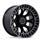 Fuel 1Pc Fc873 Charger 20X9 +1 Gloss Black Brushed Dark Tint