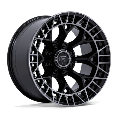 Fuel 1Pc Fc873 Charger 22X12 -44 Gloss Black Brushed Dark Tint
