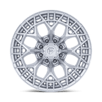 Fuel 1Pc Fc873 Charger 22X12 -44 Gloss Silver W/ Machined Face