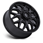 Fuel 1Pc D875 Flux Dually 20X8.25 -227 Gloss Black Brush Fc Gray Dddt
