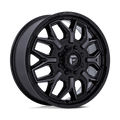 Fuel 1Pc D875 Flux Dually 20X8.25 -227 Gloss Black Brush Fc Gray Dddt