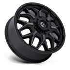 Fuel 1Pc D875 Flux Dually 22X8.25 +104 Gloss Black Brush Fc Gray Dddt
