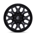 Fuel 1Pc D875 Flux Dually 22X8.25 +104 Gloss Black Brush Fc Gray Dddt