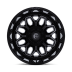 Fuel 1Pc D875 Flux Dually 22X8.25 -227 Gloss Black Brush Fc Gray Dddt
