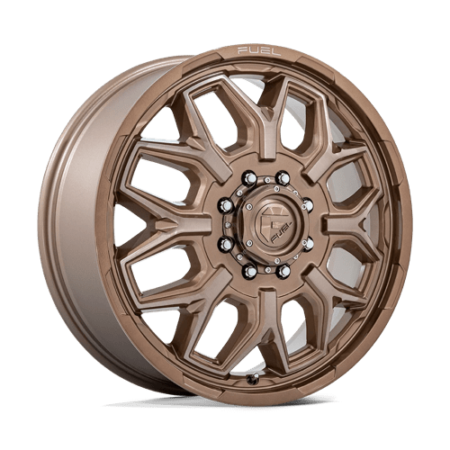 Fuel 1Pc D876 Flux Dually 22X8.25 +104 Platinum Bronze