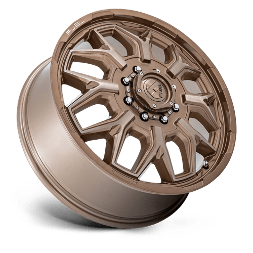 Fuel 1Pc D876 Flux Dually 22X8.25 +104 Platinum Bronze