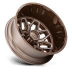 Fuel 1Pc D876 Flux Dually 22X8.25 -265 Platinum Bronze