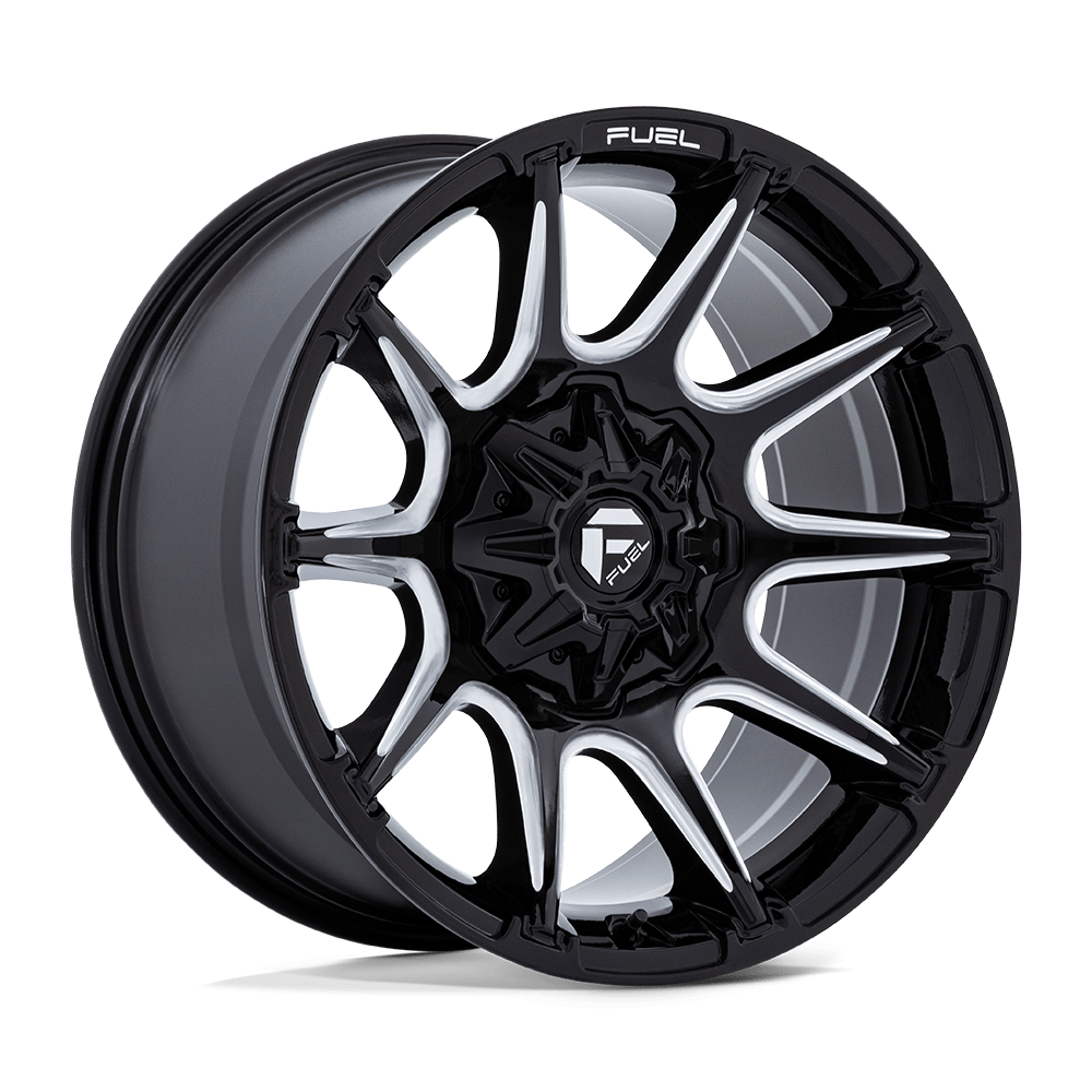 Fuel 1Pc Fc880 Super C 20X10 -18 Gloss Black Milled