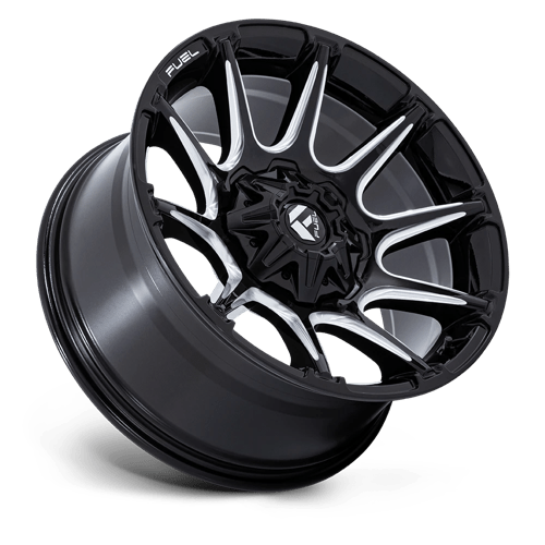 Fuel 1Pc Fc880 Super C 20X9 +1 Gloss Black Milled