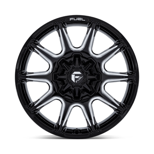 Fuel 1Pc Fc880 Super C 22X10 +10 Gloss Black Milled