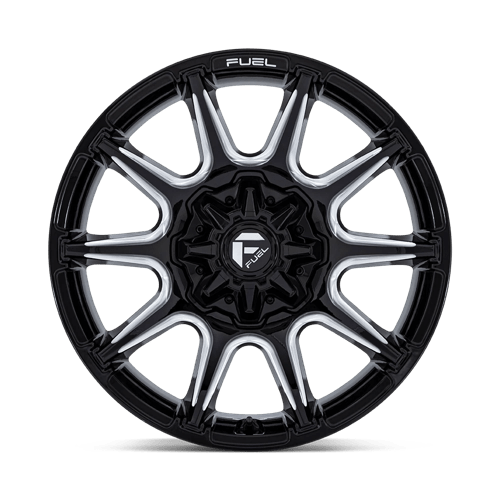 Fuel 1Pc Fc880 Super C 20X9 +1 Gloss Black Milled