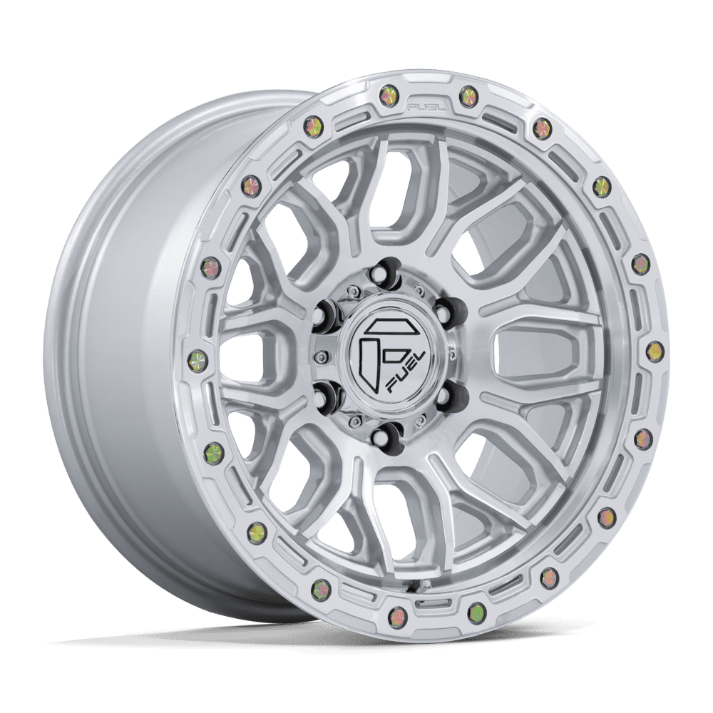 Fuel 1Pc Fc881 Surge 18X9 +20 Gloss Silver W/ Machined Face