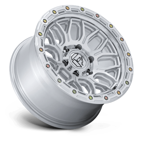 Fuel 1Pc Fc881 Surge 20X9 +20 Gloss Silver W/ Machined Face