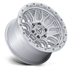 Fuel 1Pc Fc881 Surge 20X9 +20 Gloss Silver W/ Machined Face