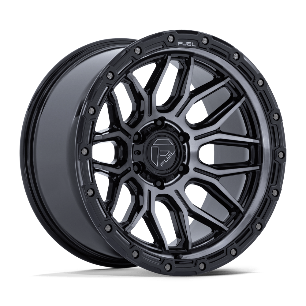 Fuel 1Pc Fc881 Surge 17X9 -12 Gloss Black Machined W/ Gtcc